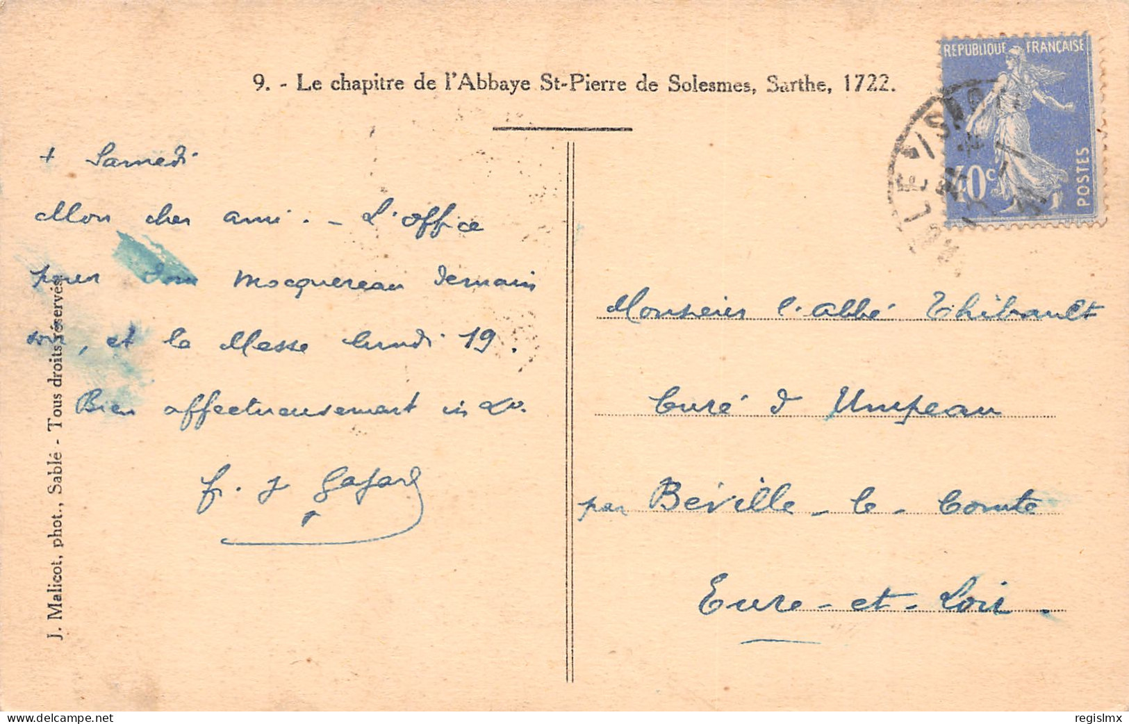 72-SAINT PIERRE DE SOLESMES L ABBAYE-N°T1177-D/0329 - Other & Unclassified