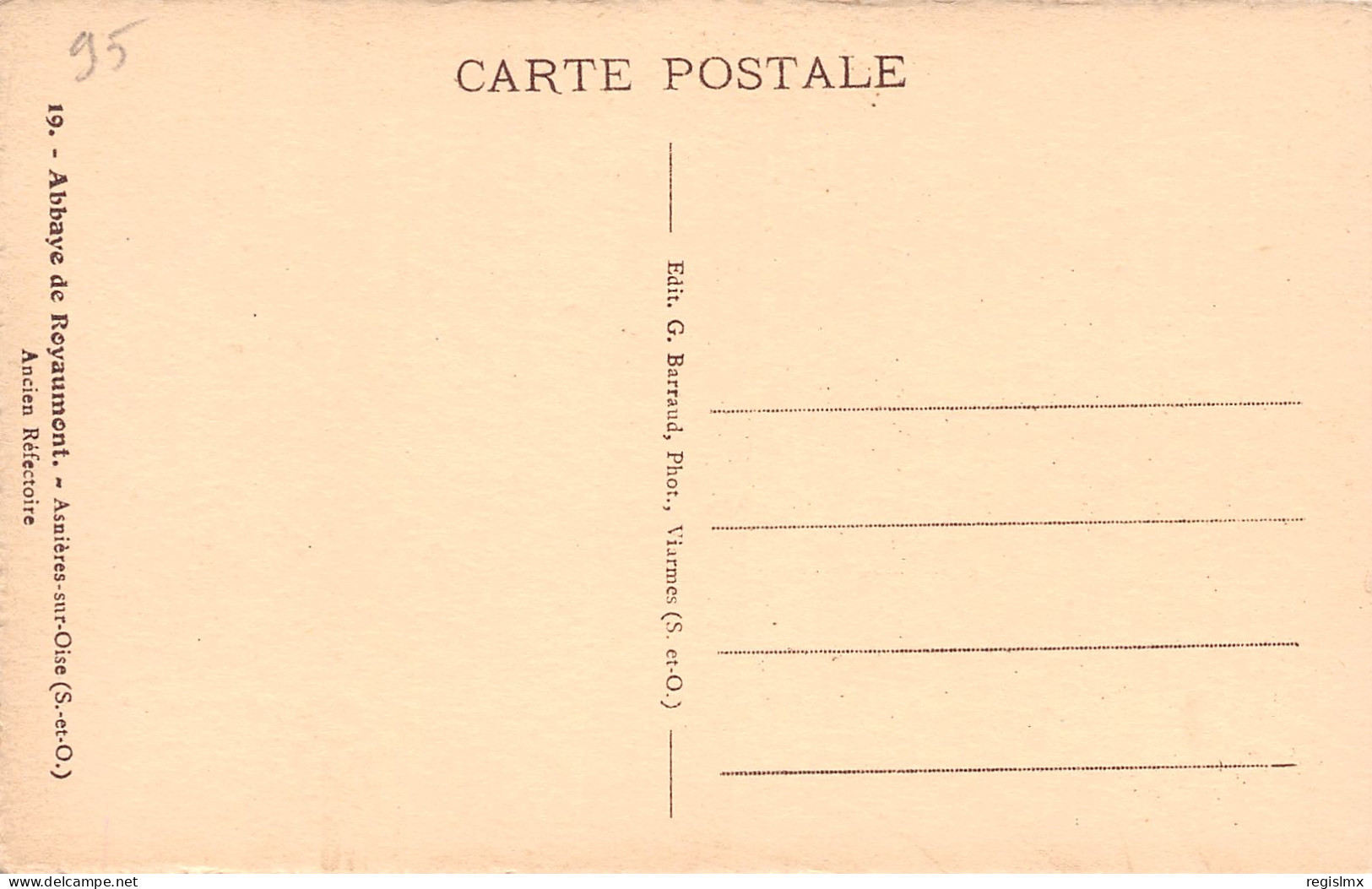 95-ROYAUMONT L ABBAYE-N°T1177-B/0331 - Asnières-sur-Oise