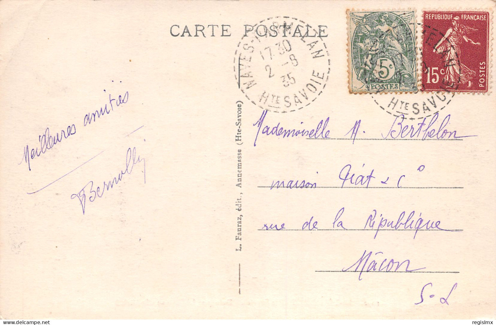 74-DUINGT ET LE CHATEAU-N°T1177-G/0267 - Duingt