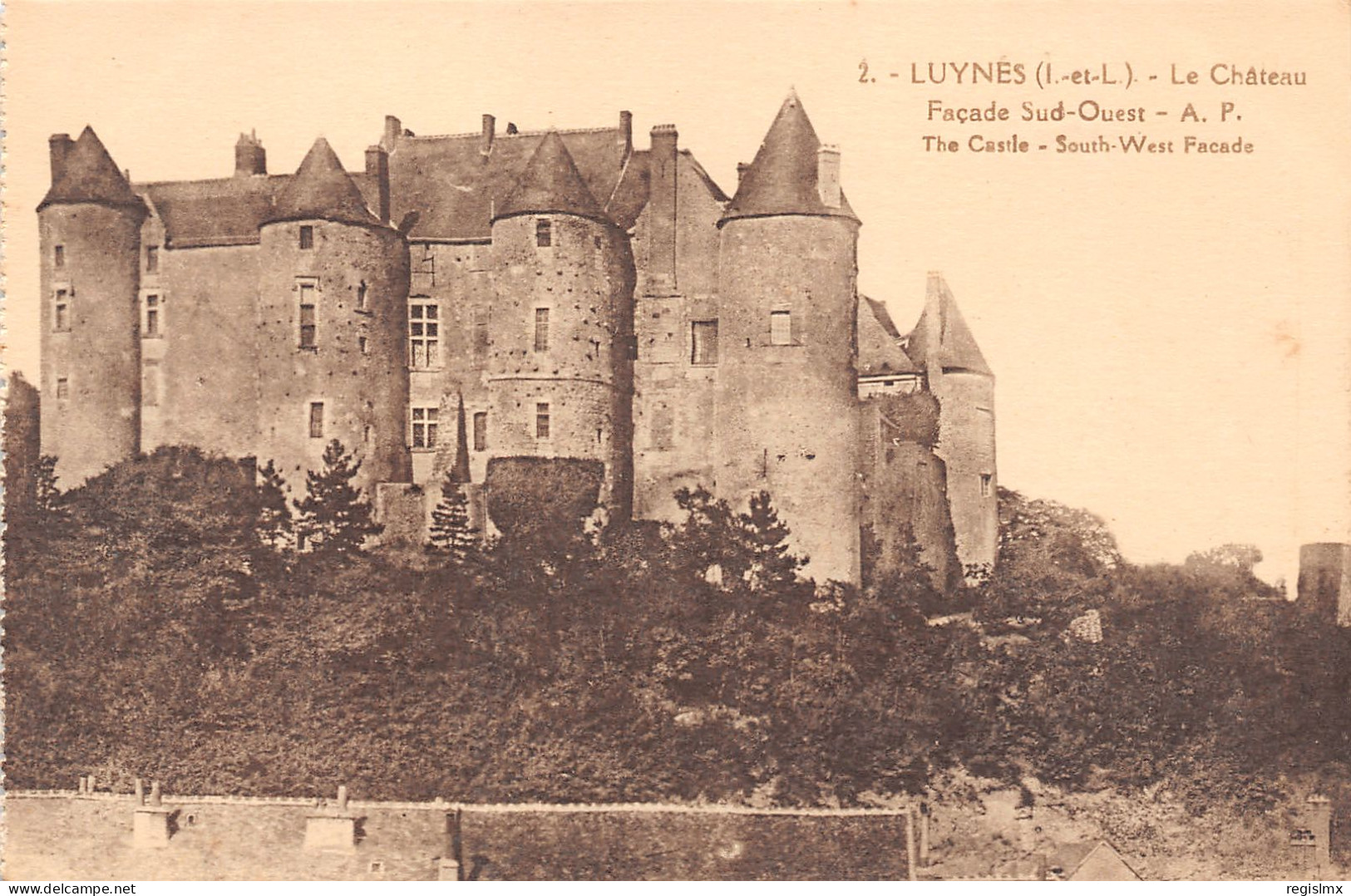 37-LUYNES LE CHATEAU-N°T1177-F/0071 - Luynes