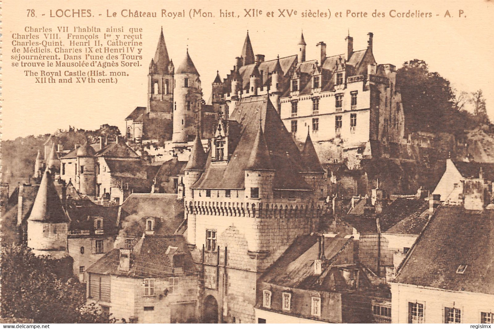 37-LOCHES LE CHATEAU-N°T1177-F/0073 - Loches