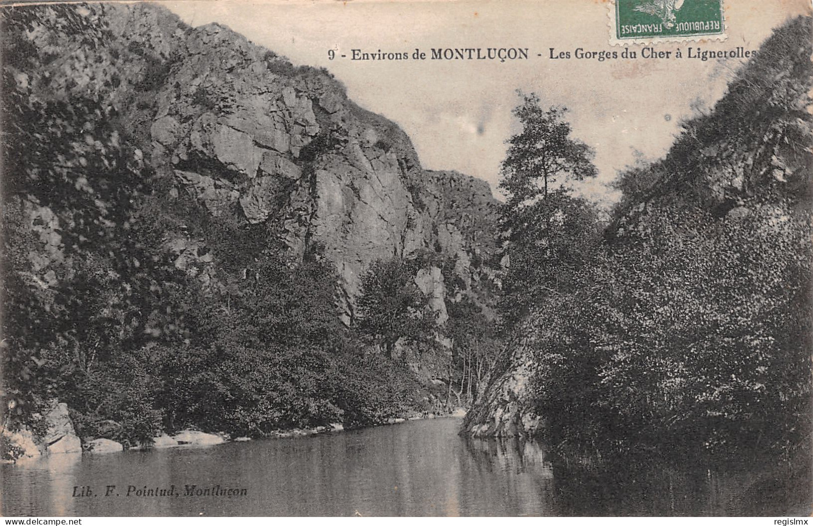 03-LES GORGES DU CHER A LIGNEROLLES-N°T1177-E/0319 - Autres & Non Classés