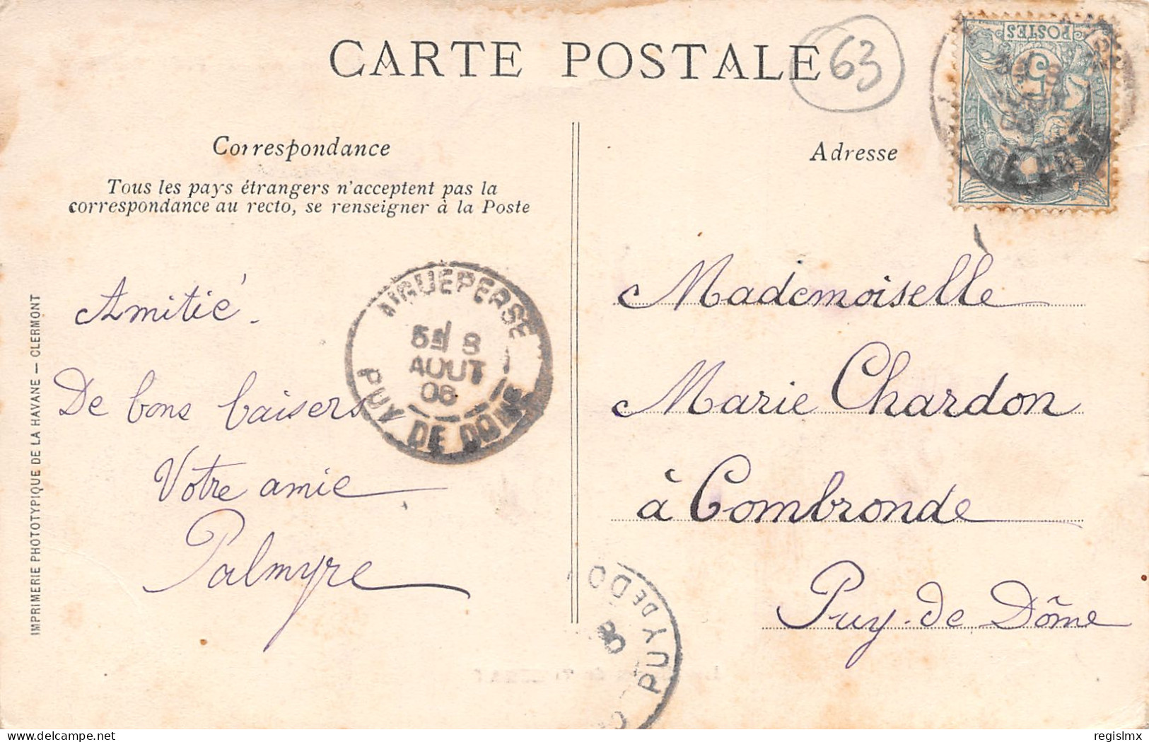 63-TAZENAT LES GOURS-N°T1177-E/0263 - Andere & Zonder Classificatie