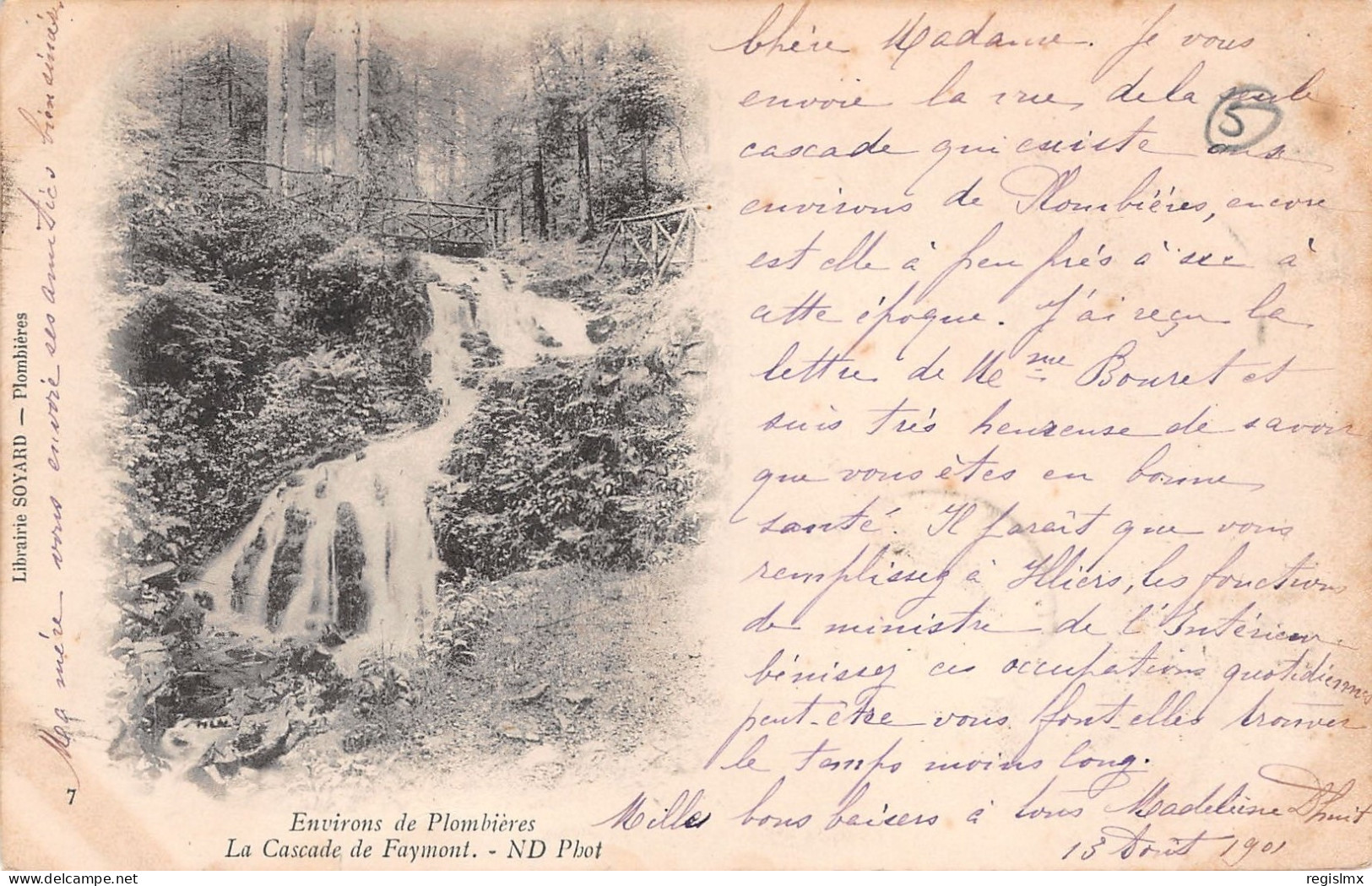 88-LA CASCADE DE FAYMONT-N°T1177-H/0249 - Sonstige & Ohne Zuordnung