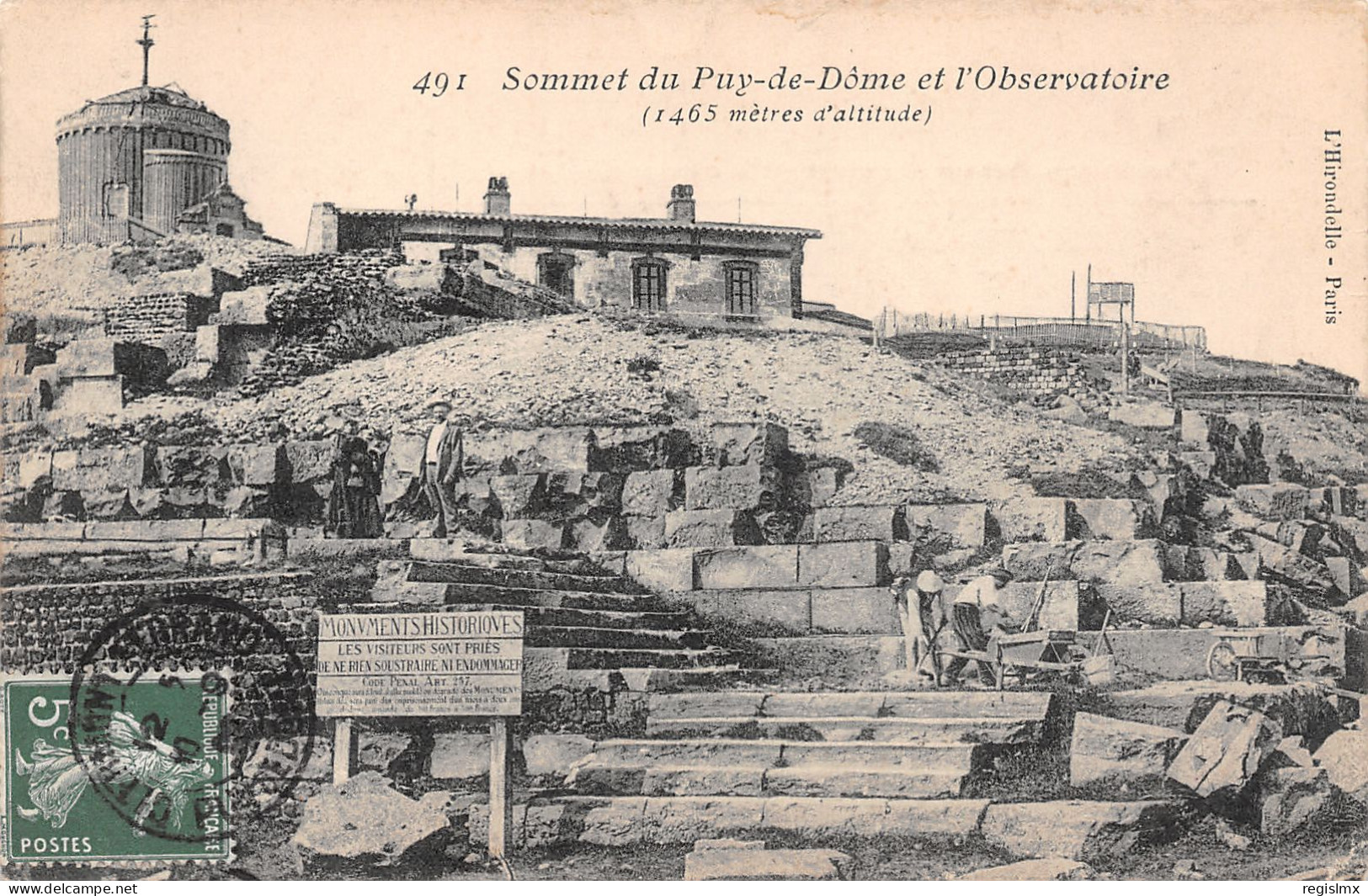 63-SOMMET DU PUY DE DOME-N°T1177-G/0359 - Other & Unclassified