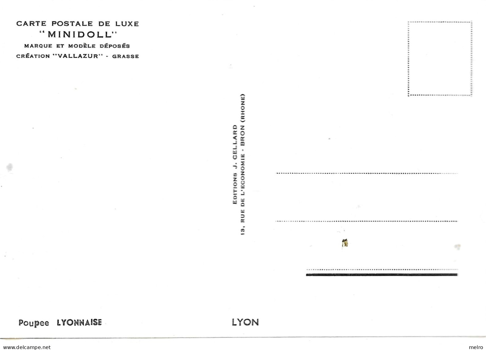 CPM- (Dep 69) -  Lyon - Poupée Lyonnaise - "MINIDOLL" - Lyon 1