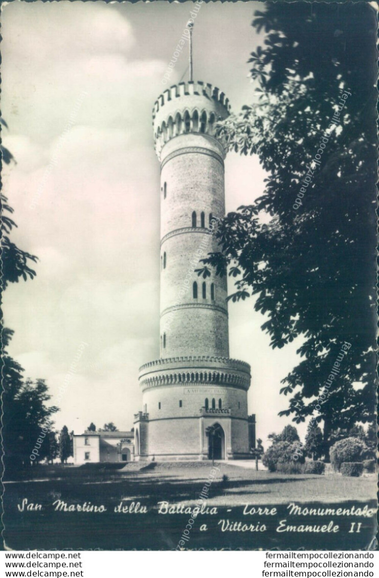 A1369 Cartolina S.martino Della Battaglia Torre Monumentale Provi Di  Brescia - Brescia