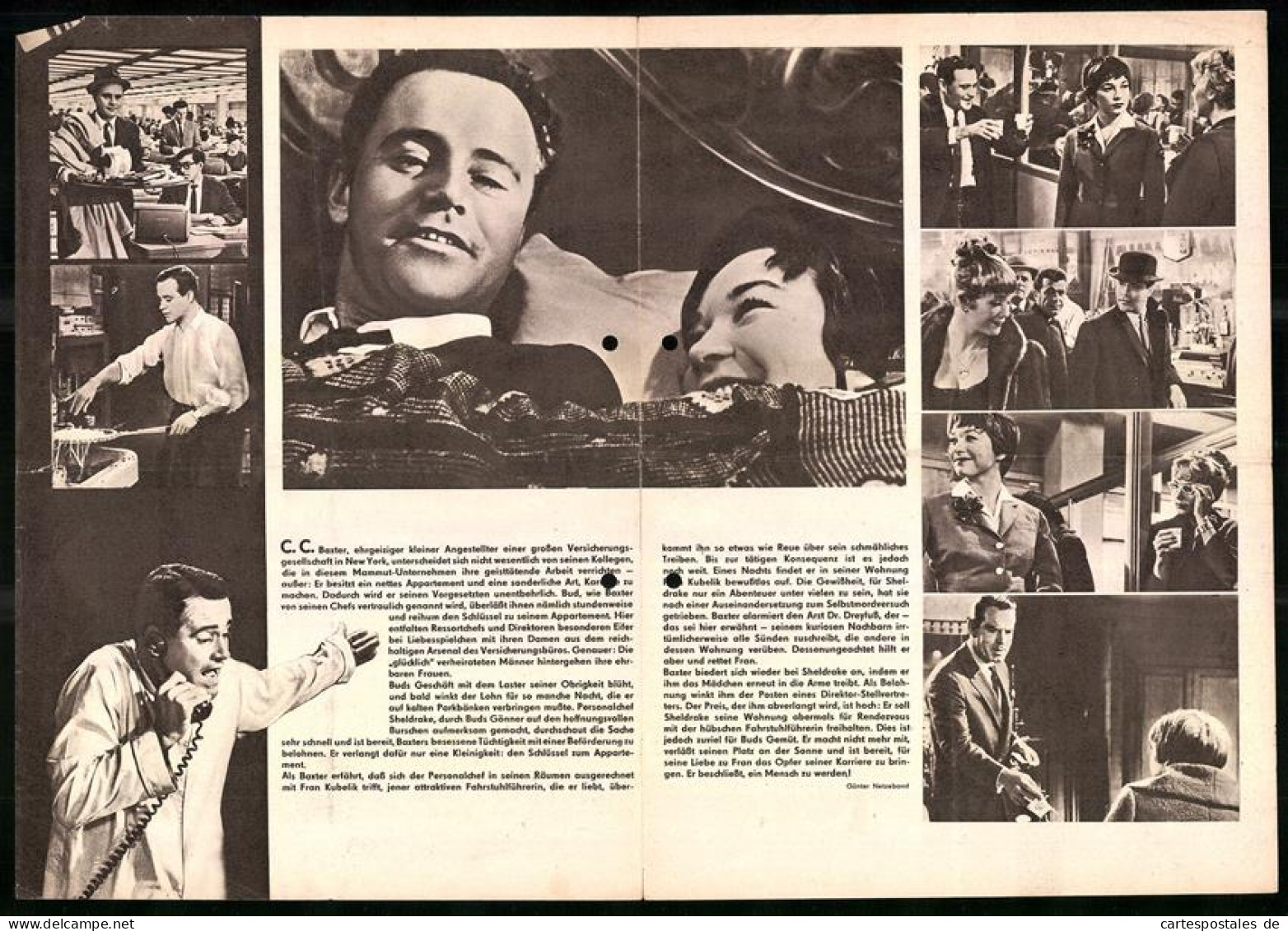 Filmprogramm PFP Nr. 94 /63, Das Appartement, Jack Lemmon, Shirley MacLaine, Regie: Billy Wilder  - Magazines