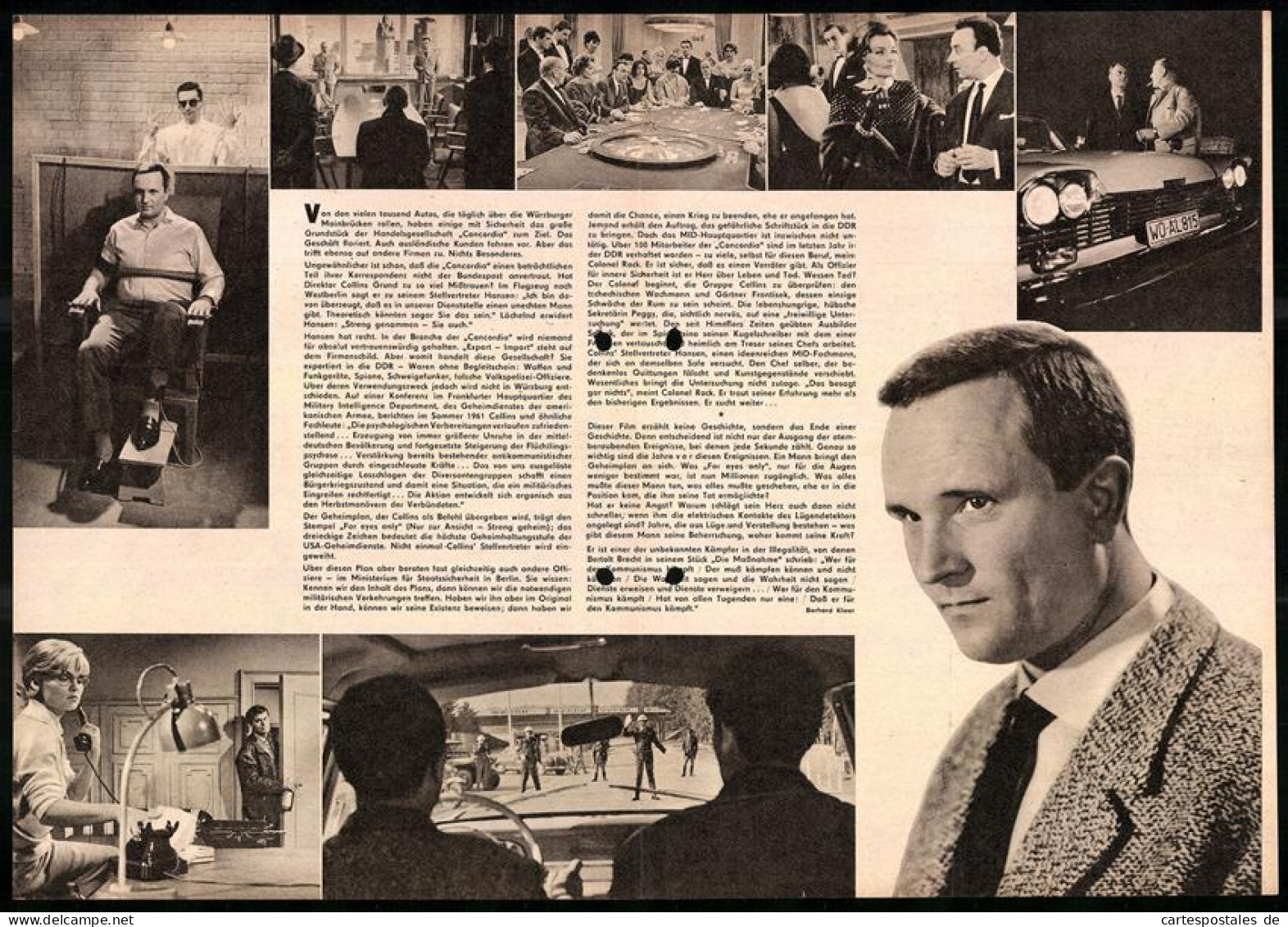 Filmprogramm PFP Nr. 72 /63, For Eyes Only, Alfred Müller, Helmut Schreiber, Regie: Janos Veiczi  - Zeitschriften