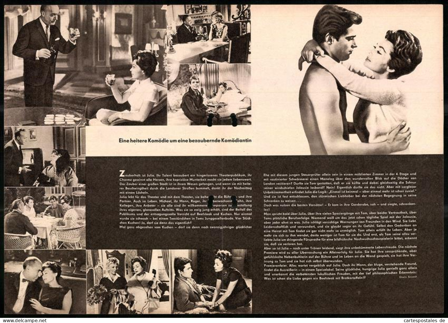 Filmprogramm PFP Nr. 61 /63, Julia, Du Bist Zauberhaft, Lilli Palmer, Charles Boyer, Regie: Alfred Weidenmann  - Zeitschriften