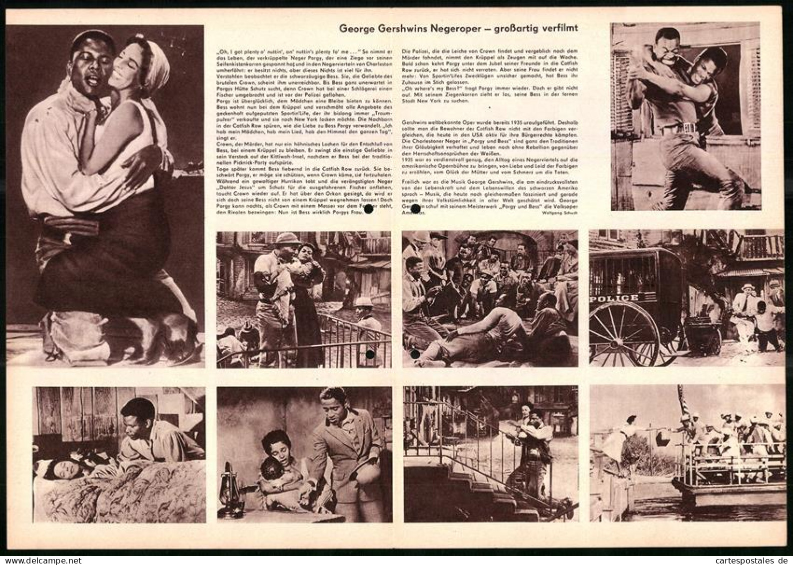 Filmprogramm PFP Nr. 97 /65, Porgy Und Bess, Sidney Poitier, Dorothy Dandridge, Regie: Otto Preminger  - Zeitschriften