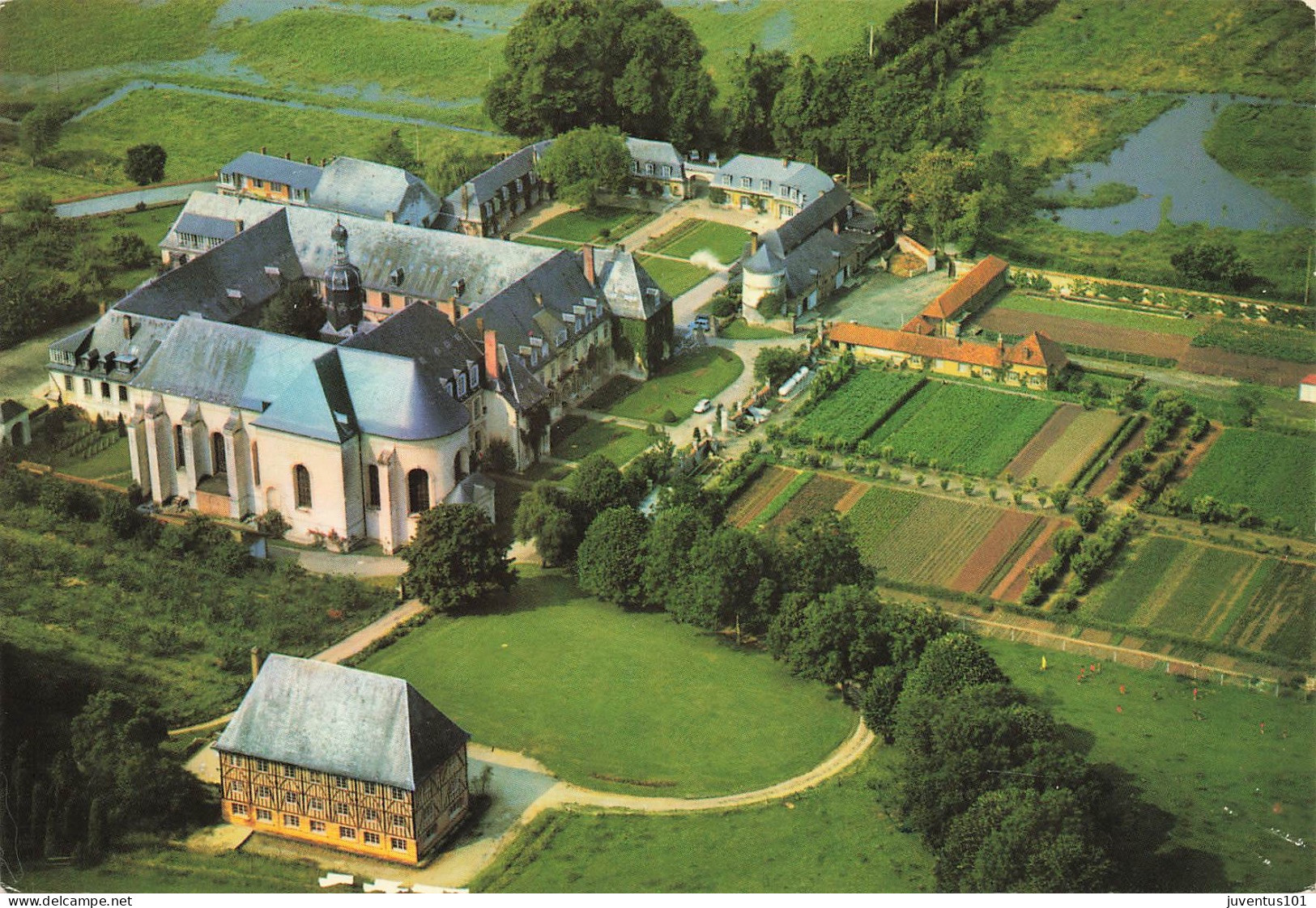CPSM Abbaye De Valloire-Vue Aérienne   L2912 - Sonstige & Ohne Zuordnung
