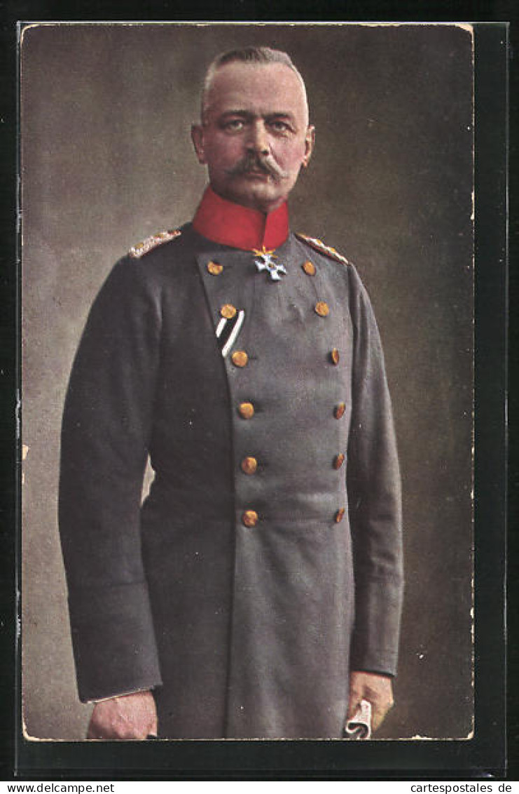 AK Exzellenz Von Falkenhayn, Leiter Des Grossen Generalstabes Im Jahre 1915  - War 1914-18
