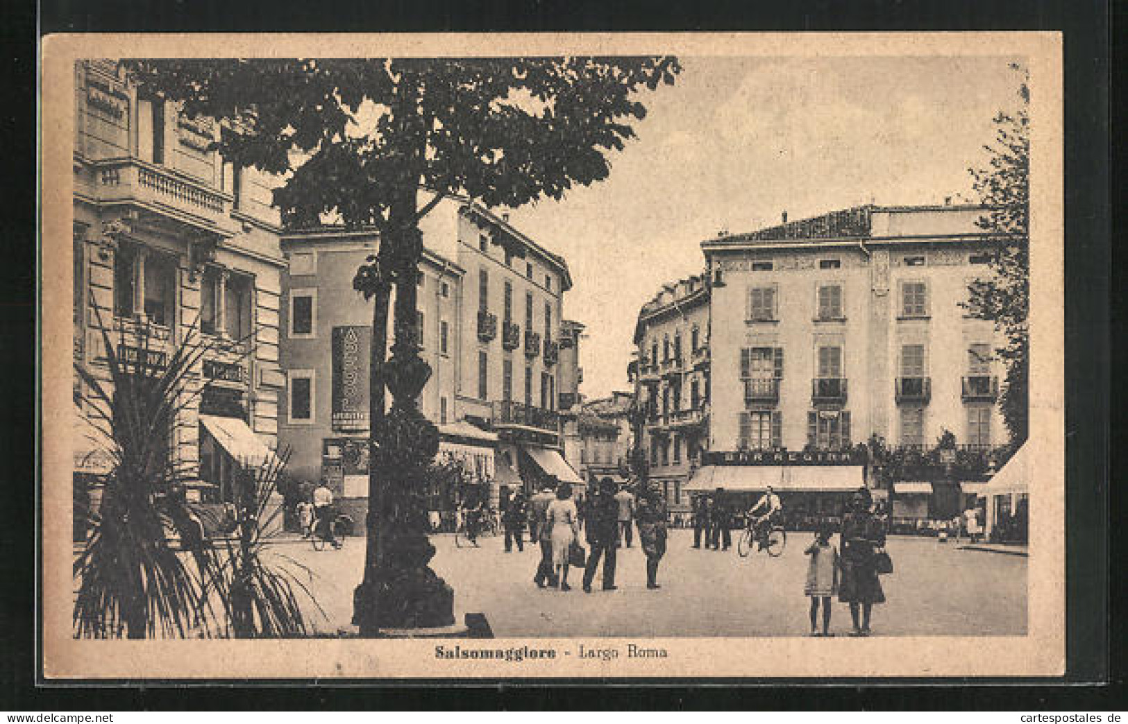 Cartolina Salsomaggiore, Largo Roma  - Altri & Non Classificati