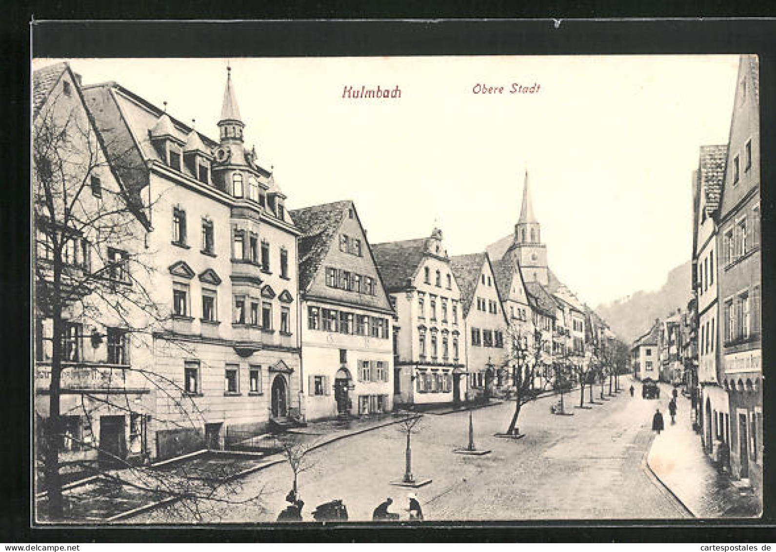 AK Kulmbach, Strasse Zur Oberen Stadt  - Kulmbach