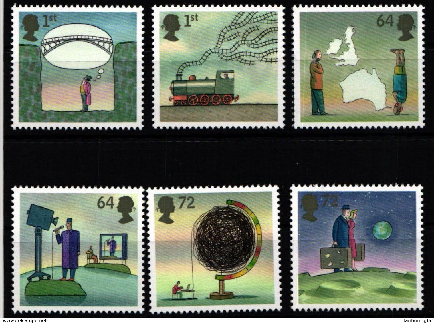 Großbritannien 2502-2507 Postfrisch Blockeinzelmarken #KN040 - Sonstige & Ohne Zuordnung