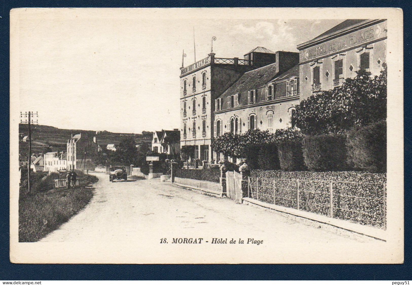 29. Morgat ( Crozon). Baie De Douarnenez.  Grand Hôtel De La Plage. Port De Plaisance. - Morgat