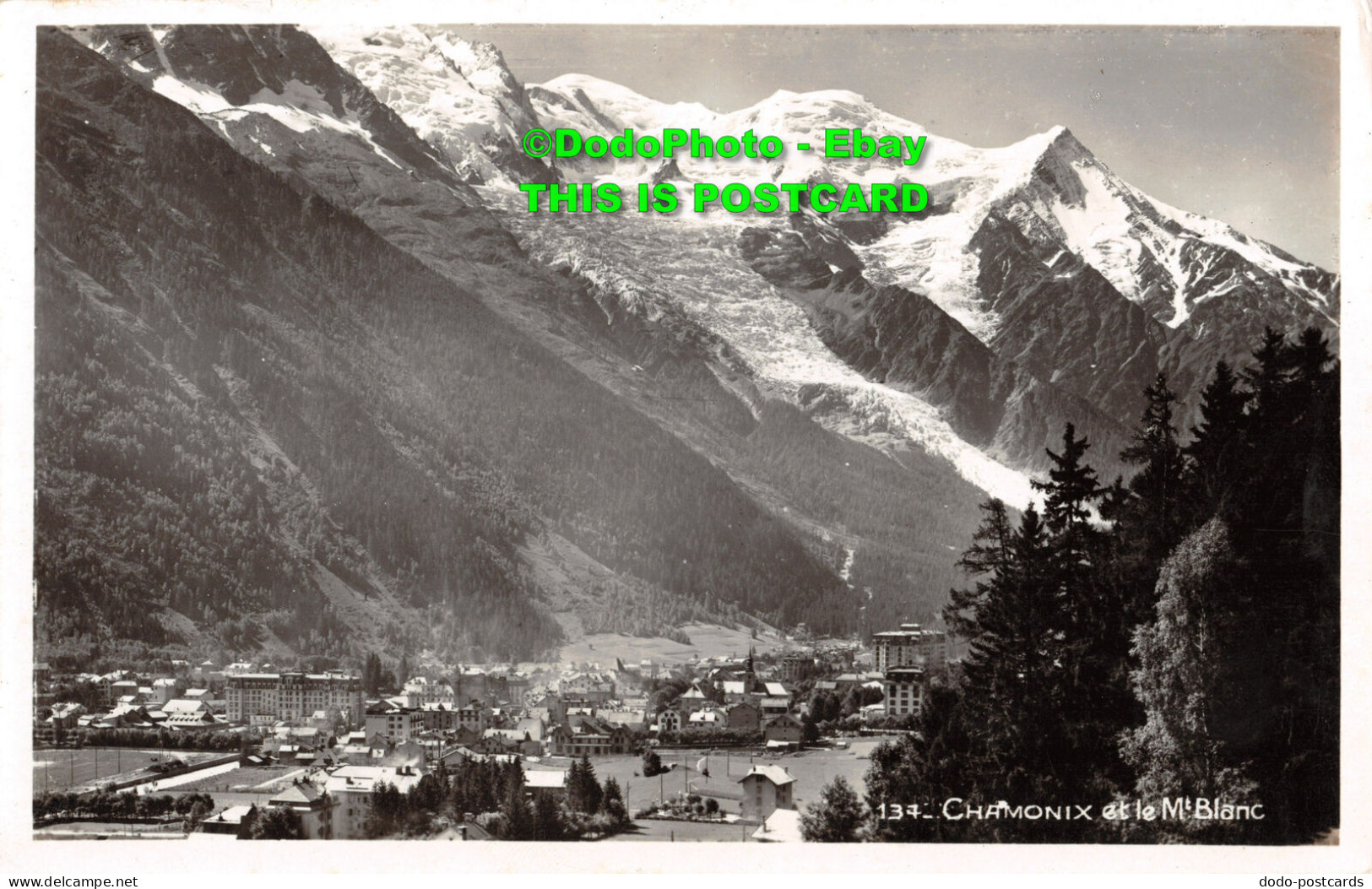 R346092 Chamonix Et Le Mt. Blanc. Societe Graphique Neuchatel - Monde