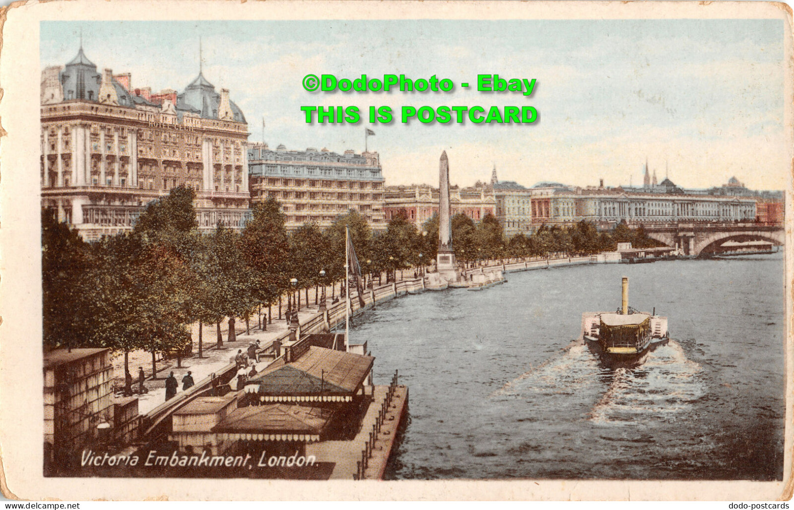 R346192 London. Victoria Embankment. Extends From Westminster Bridge. To Blackfr - Other & Unclassified