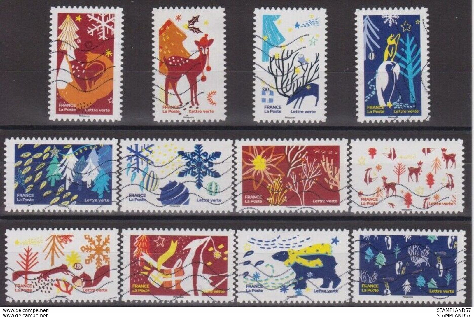 France 2021 Oblitéré: : Un Noël Qui Fait Du Bien Oblitéré - Used Stamps