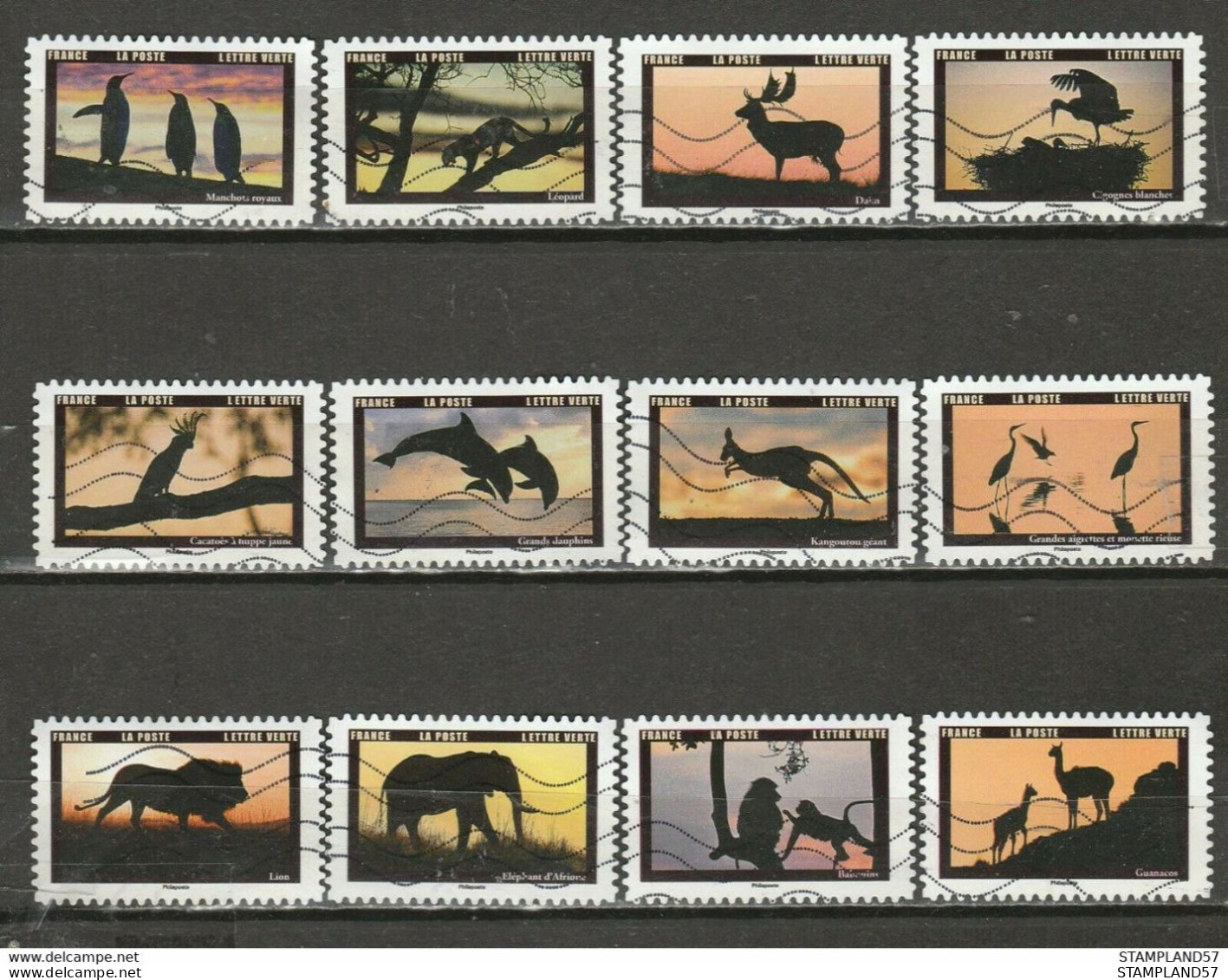 France 2022 Oblitéré : Animaux Au Crépuscule - Used Stamps