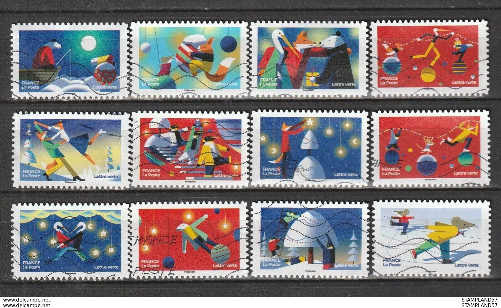 France 2022 Noël - Mon Carnet De Timbres Féérique Oblitéré - Used Stamps