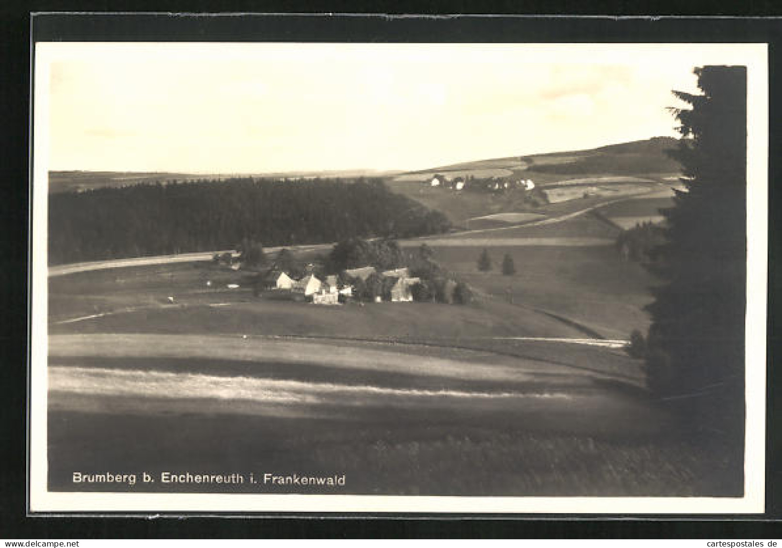 AK Brumberg B. Enchenreuth /Frankenwald, Totalansicht Aus Der Ferne  - Autres & Non Classés