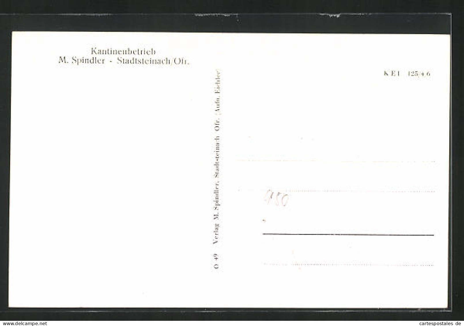 AK Stadtsteinach /Frankenwald, Postgebäude  - Altri & Non Classificati