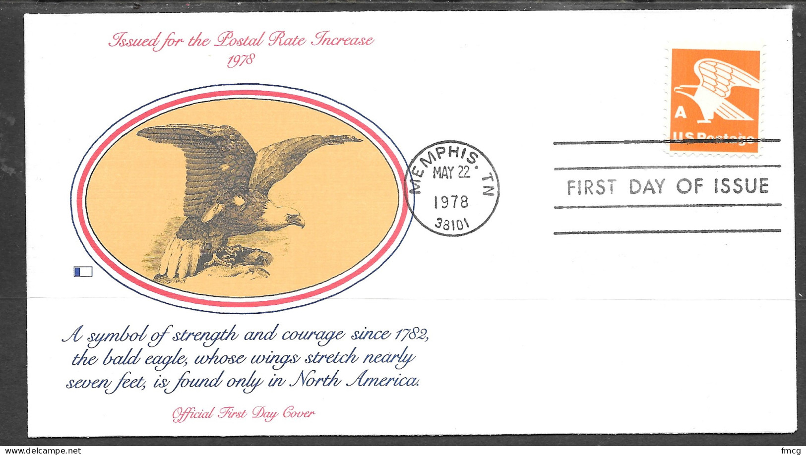 USA FDC Fleetwood Cachet, 1978 A Rate Increase Sheet Stamp - 1971-1980