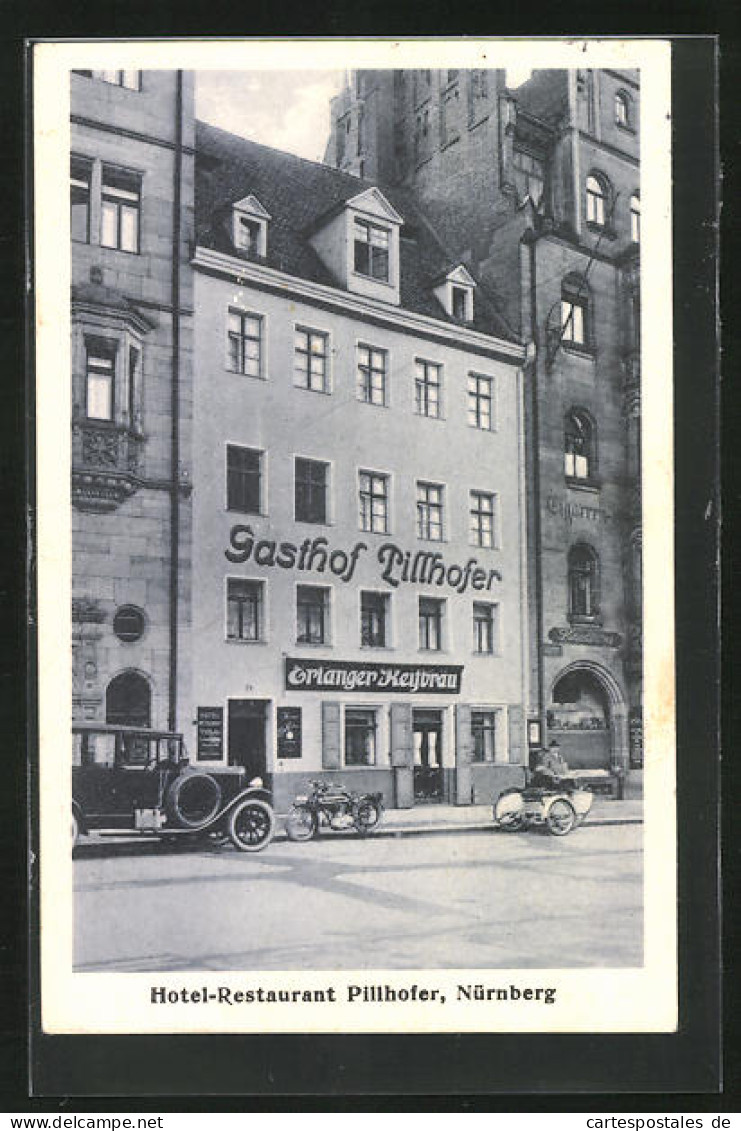 AK Nürnberg, Hotel-Restaurant Pillhofer  - Nuernberg