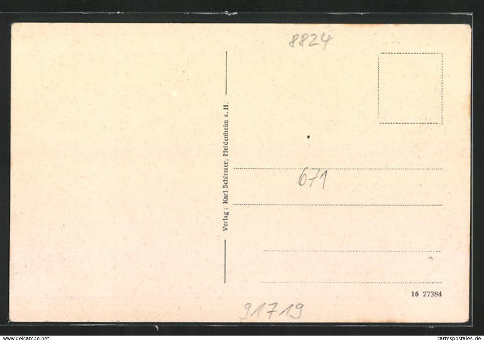 AK Heidenheim A. H., Krankenhaus, Marktplatz, Kirche Und Post  - Autres & Non Classés