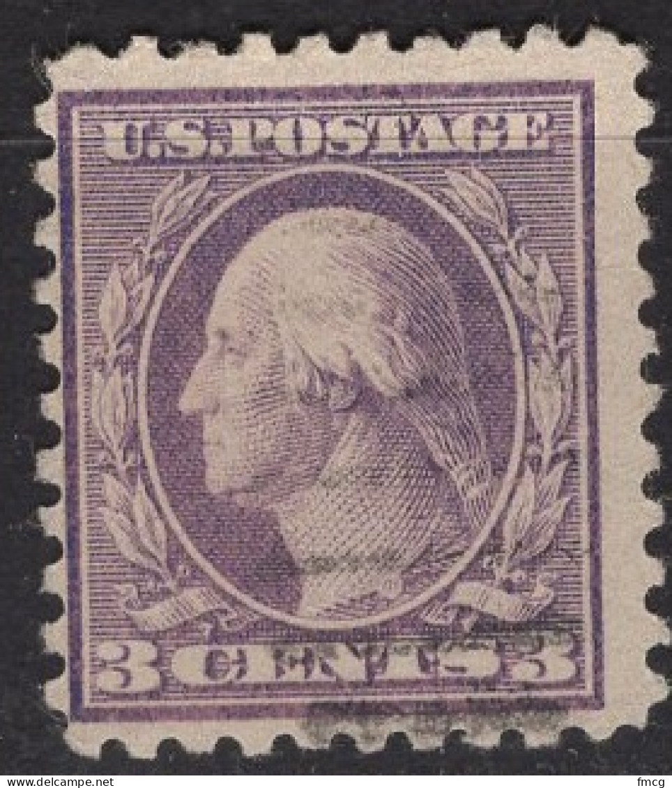 1916 3 Cents George Washington, Used (Scott #464) - Gebruikt
