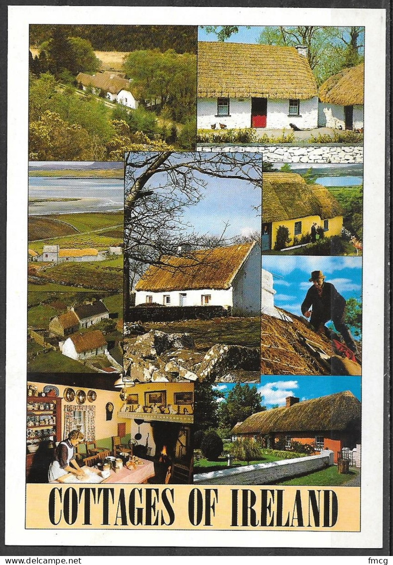 Cottages Of Ireland, Multiview, Unused - Sonstige & Ohne Zuordnung