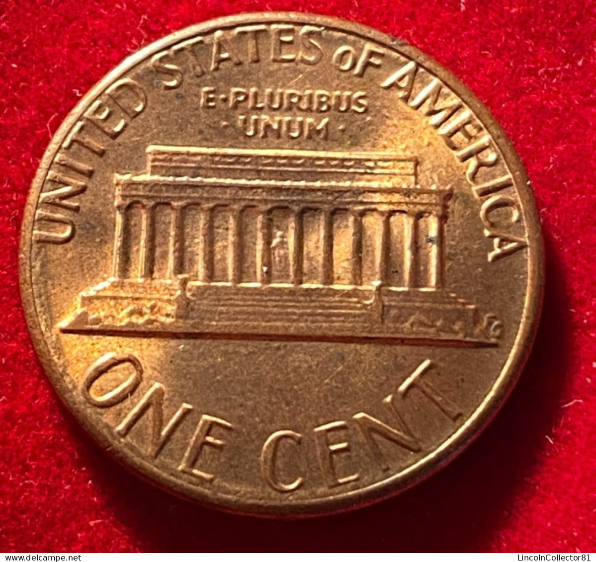 1984 D Lincoln Memorial Error Penny DDO/DDR - 1959-…: Lincoln, Memorial Reverse
