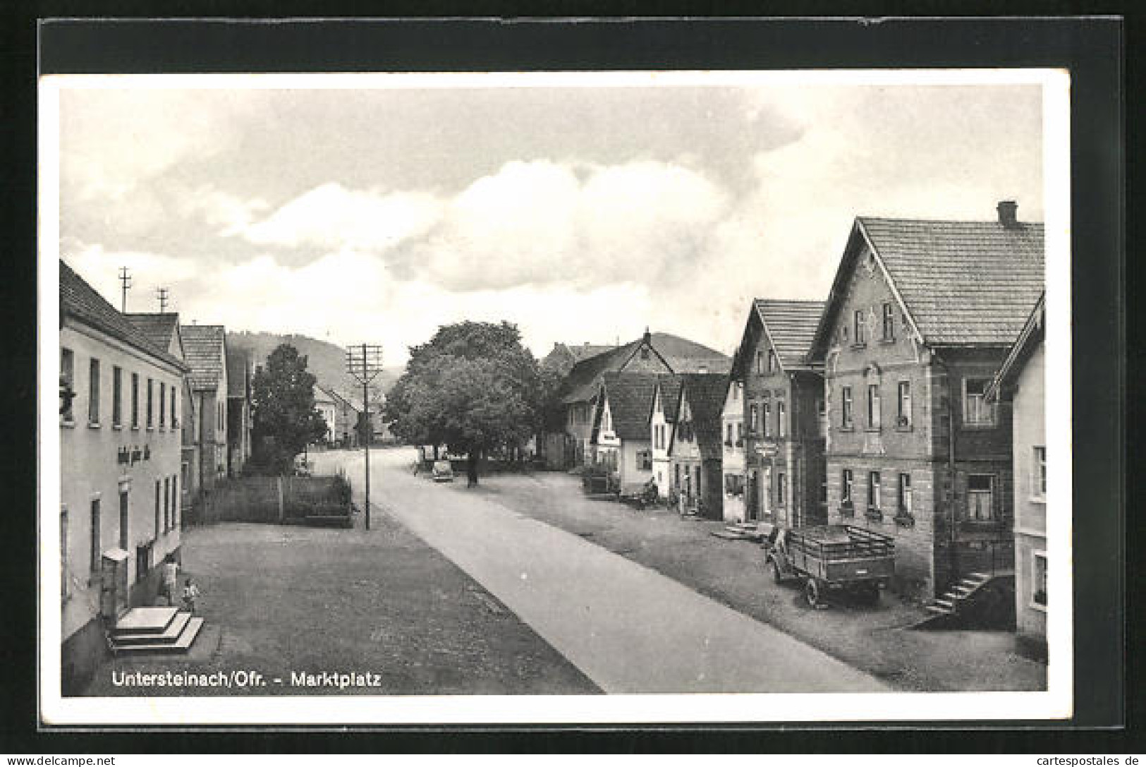 AK Untersteinach / Ofr., Strasse Am Marktplatz  - Autres & Non Classés