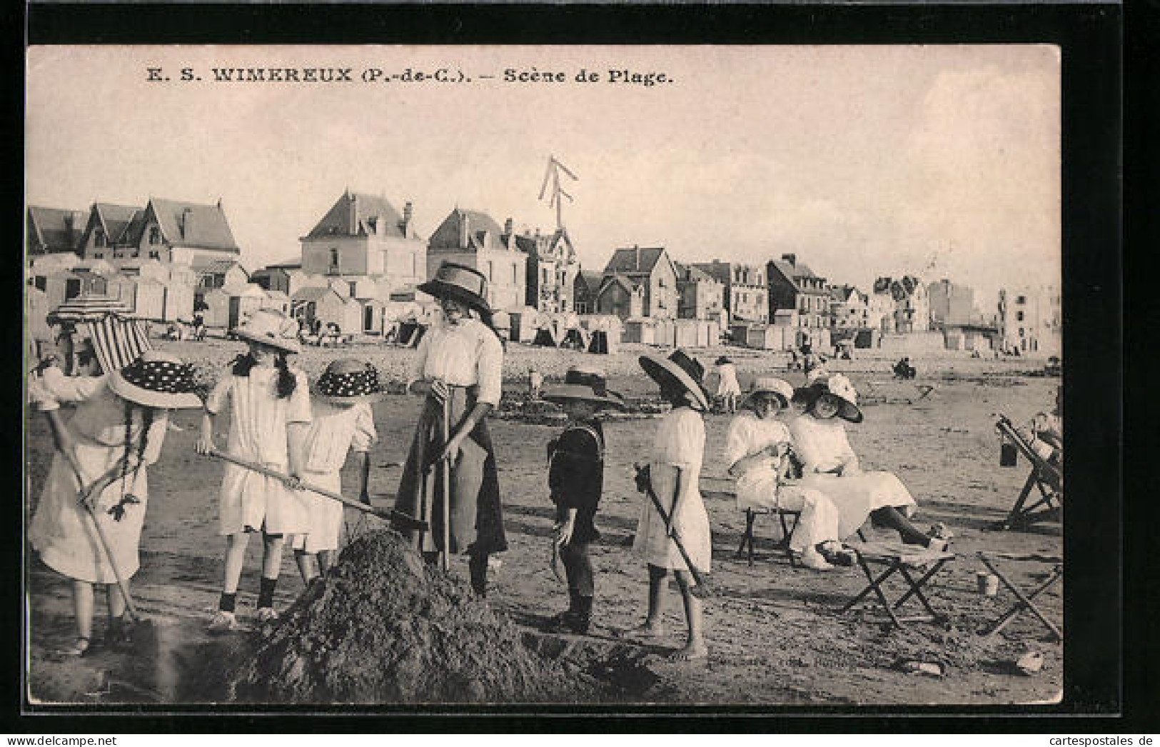 CPA Wimereux, Scène De Plage  - Altri & Non Classificati