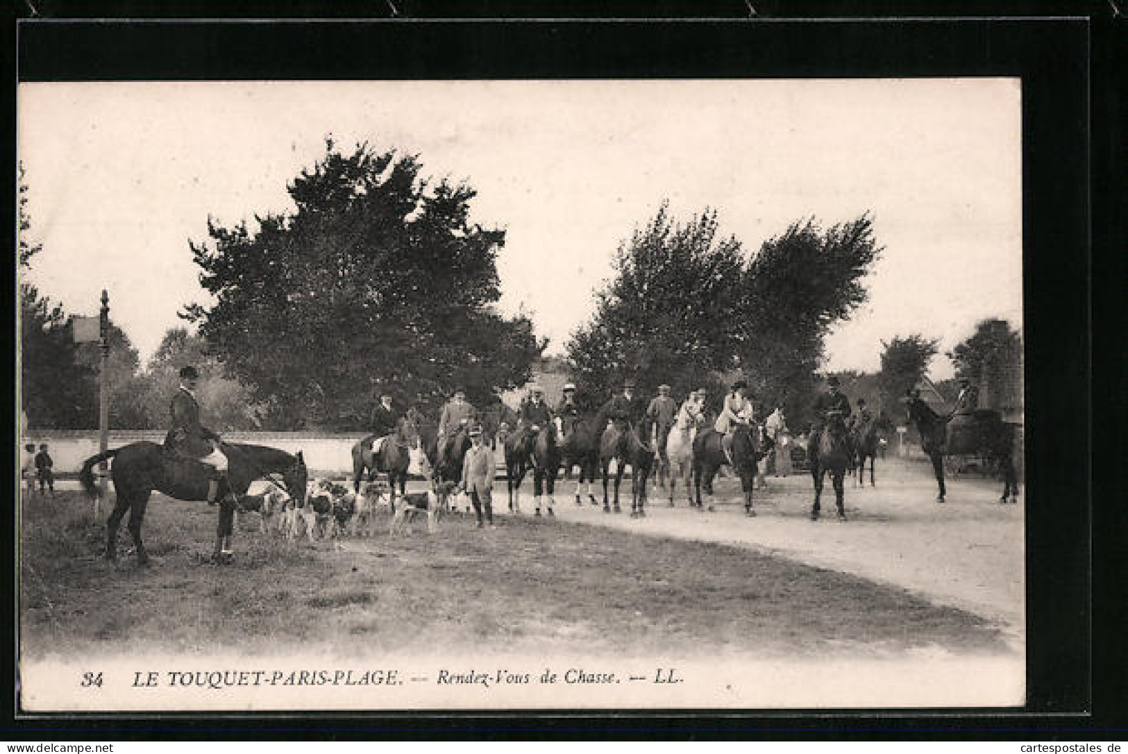 CPA Le Touquet-Paris-Plage, Rendez-Vous De Chasse  - Le Touquet