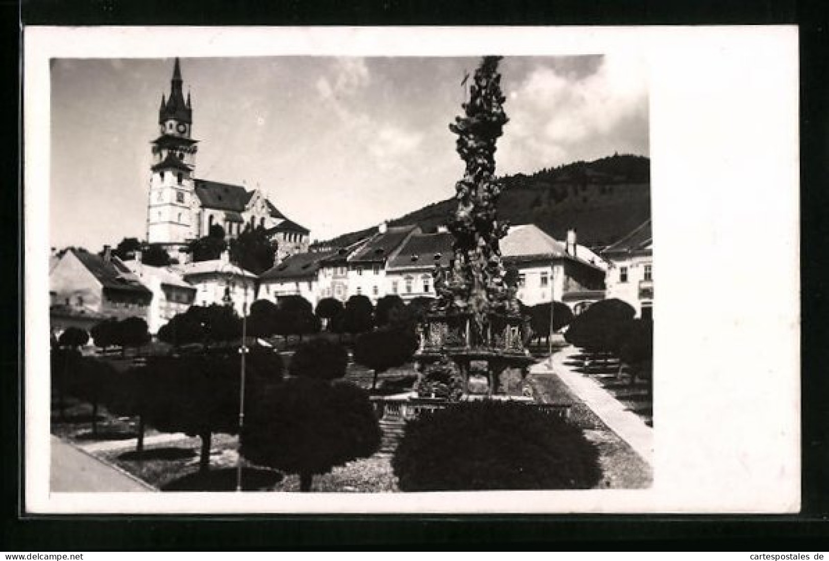 AK Kremnica, Ortspartie Mit Kirche  - Slowakei