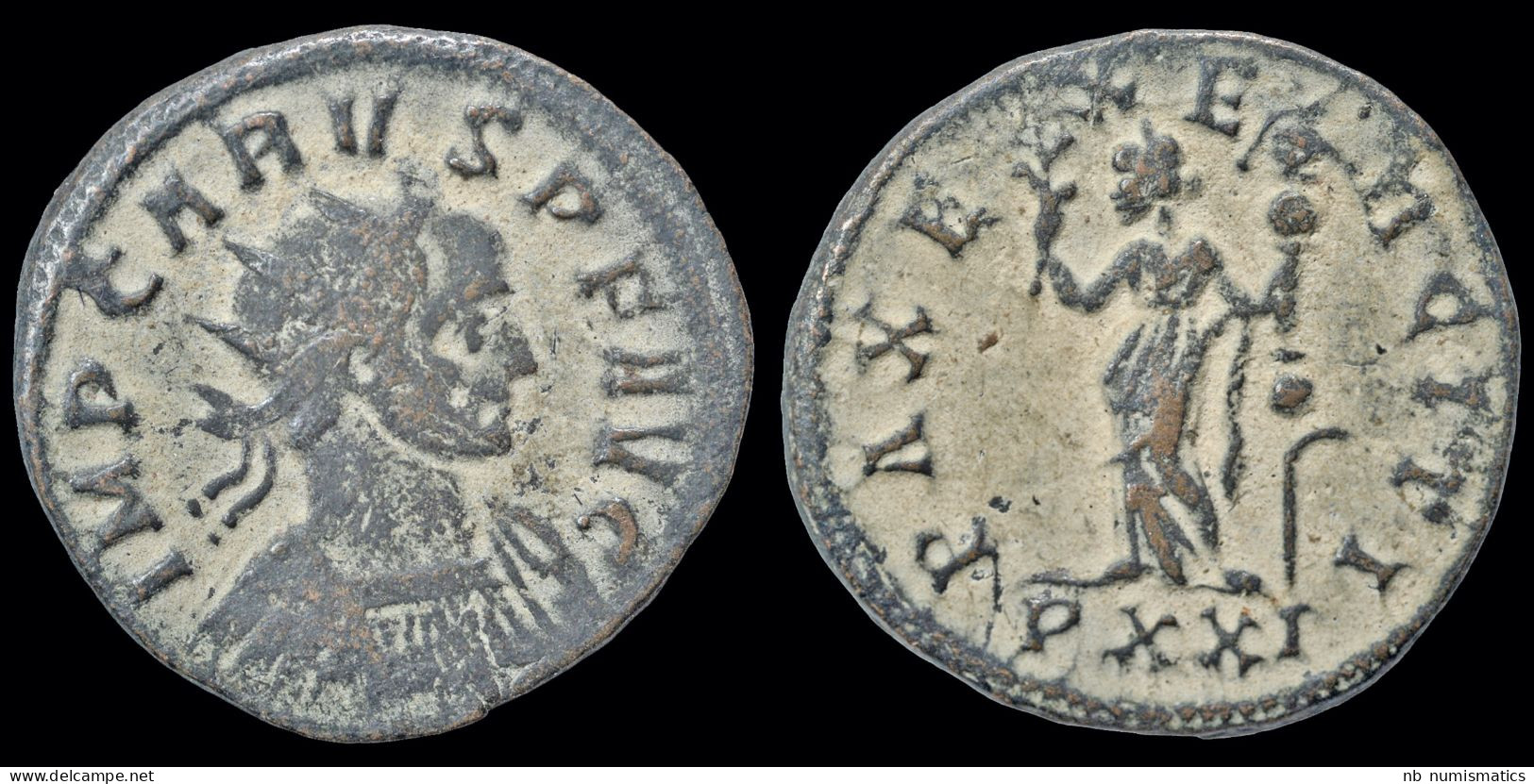 Carus AE Antoninianus Pax Standing Left - Der Soldatenkaiser (die Militärkrise) (235 / 284)