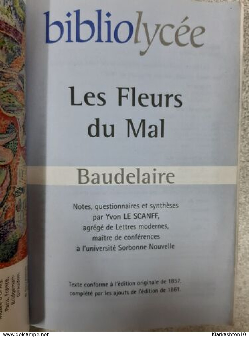 Les Fleurs Du Mal - Otros & Sin Clasificación