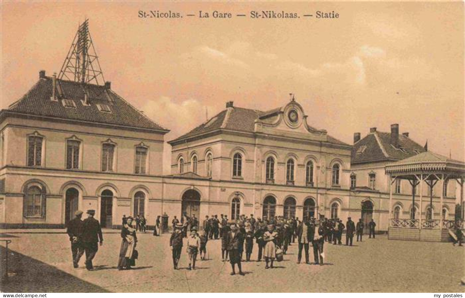 73976262 St-Nicolas_Liege_Belgie La Gare Bahnhof - Sonstige & Ohne Zuordnung