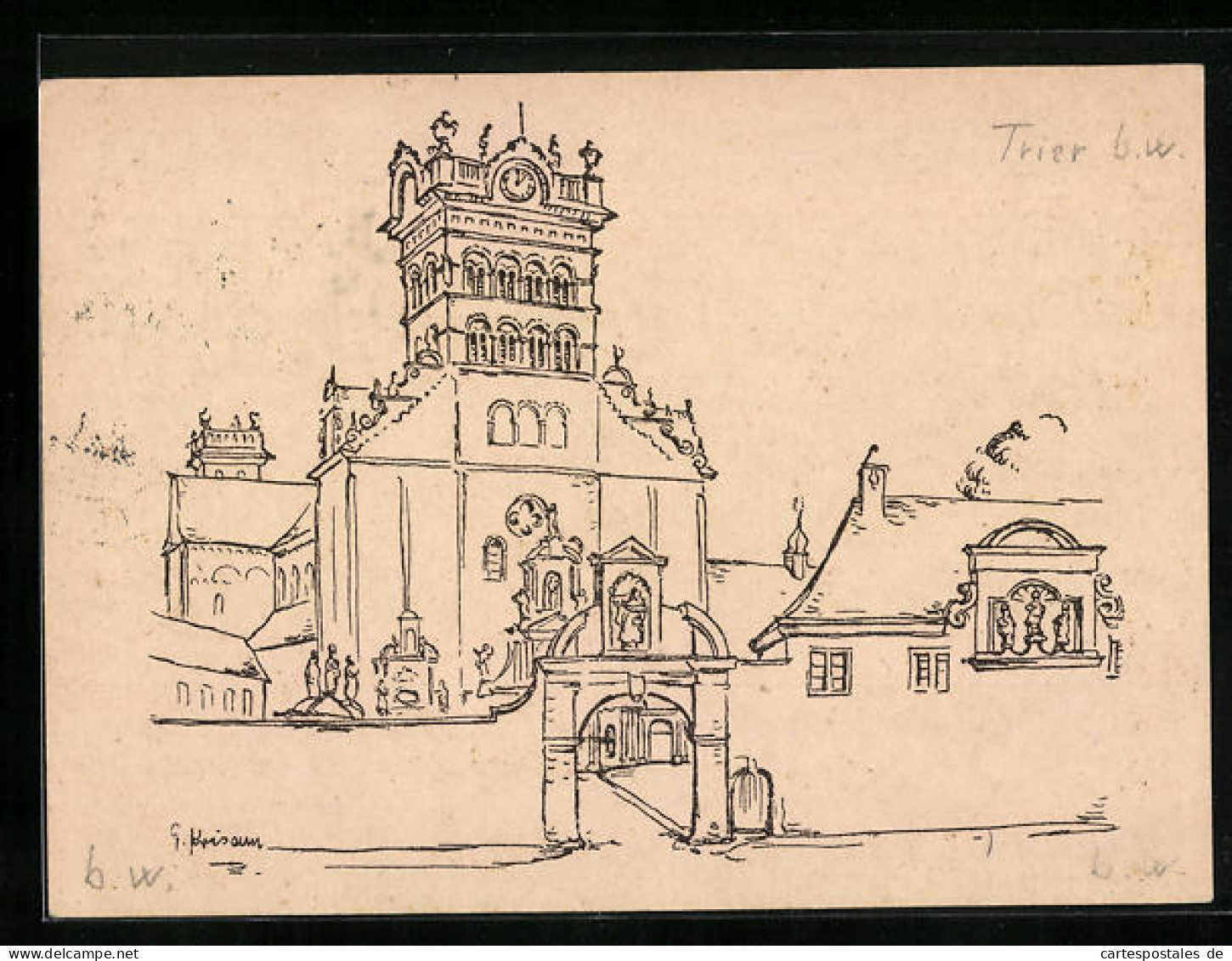 AK Trier, St. Matthias-Basilika, 800jähriges Weihe-Jubiläum 1948  - Trier