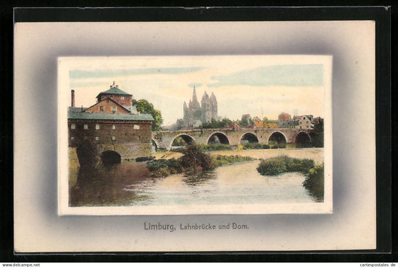 Präge-AK Limburg, Lahnbrücke Und Dom  - Limburg