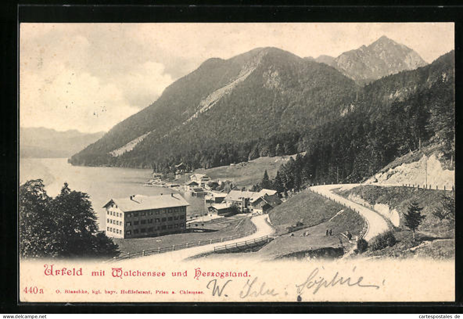 AK Urfeld, Teilansicht Mit Walchensee Und Herzogstand  - Sonstige & Ohne Zuordnung