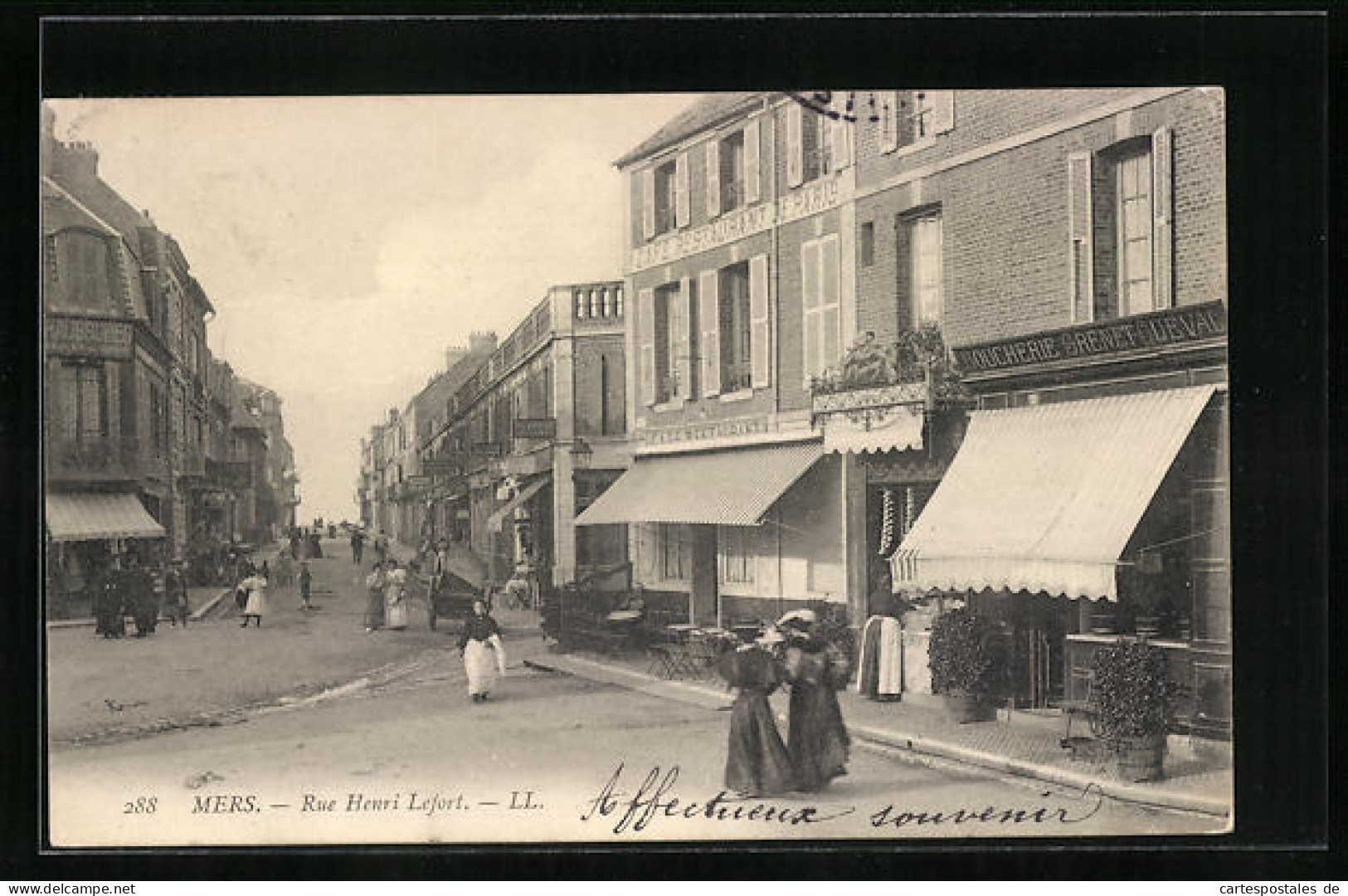 CPA Mers, Rue Henri Lefort  - Autres & Non Classés