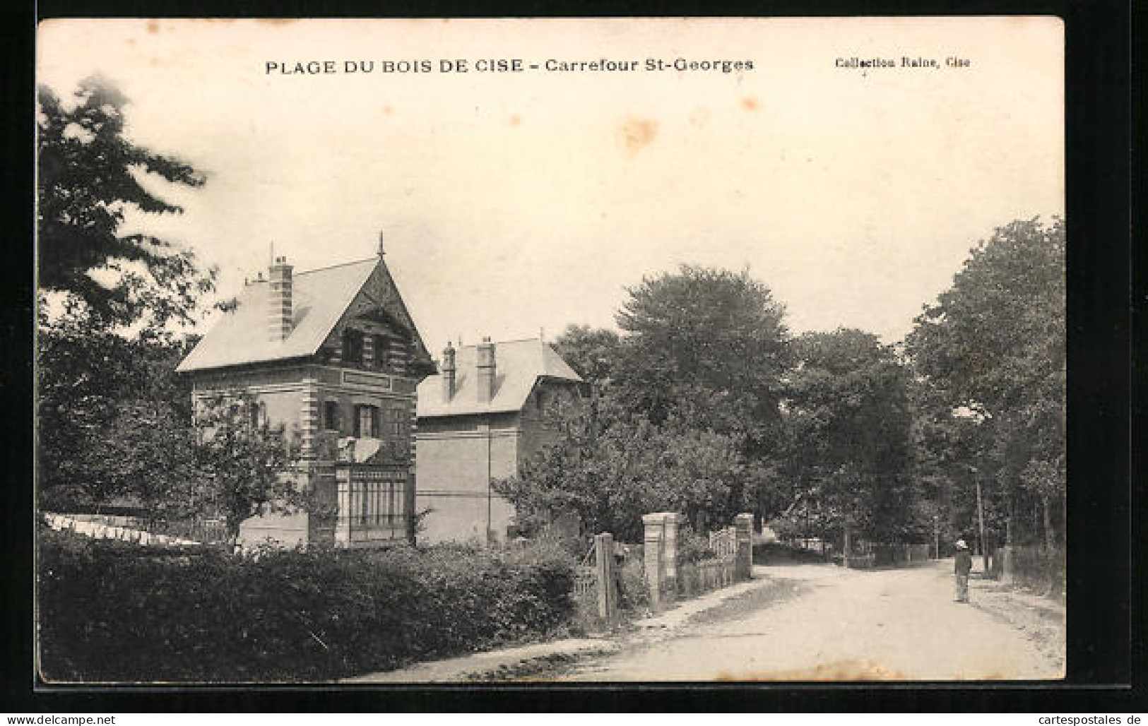 CPA Plage Du Bois De Cise, Carrefour St-Georges  - Bois-de-Cise