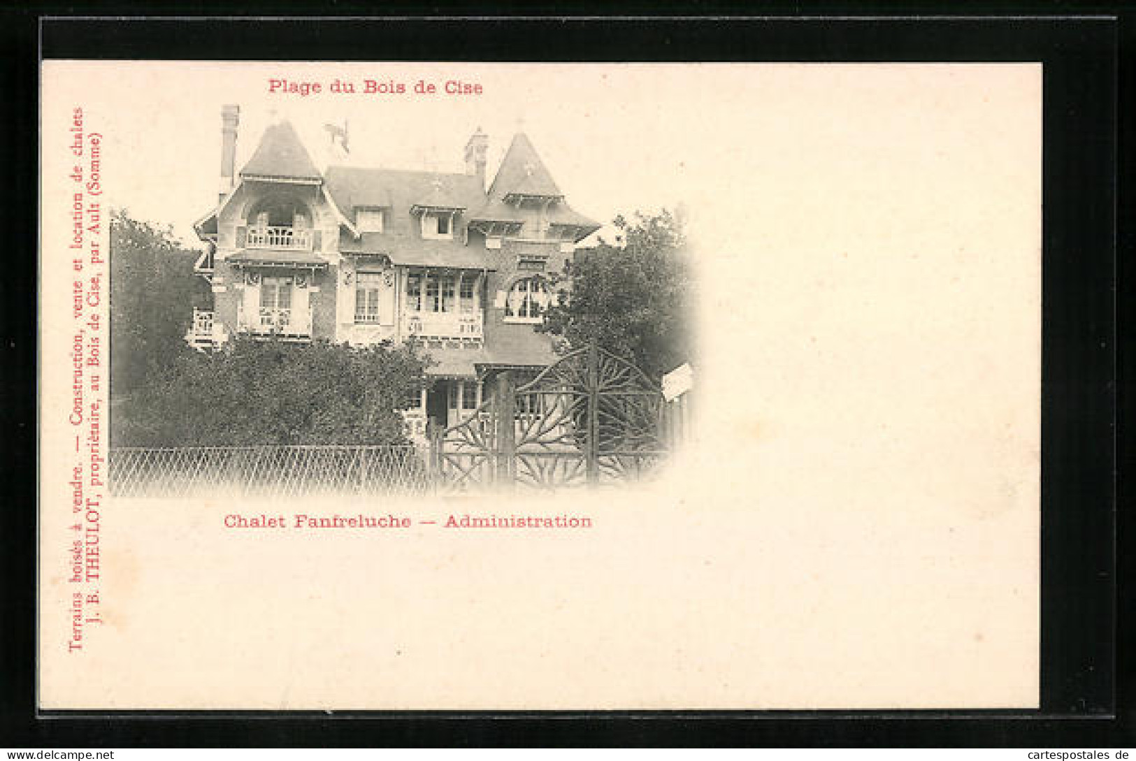 CPA Plage Du Bois De Cise, Chalet Fanfreluche, Administration  - Bois-de-Cise