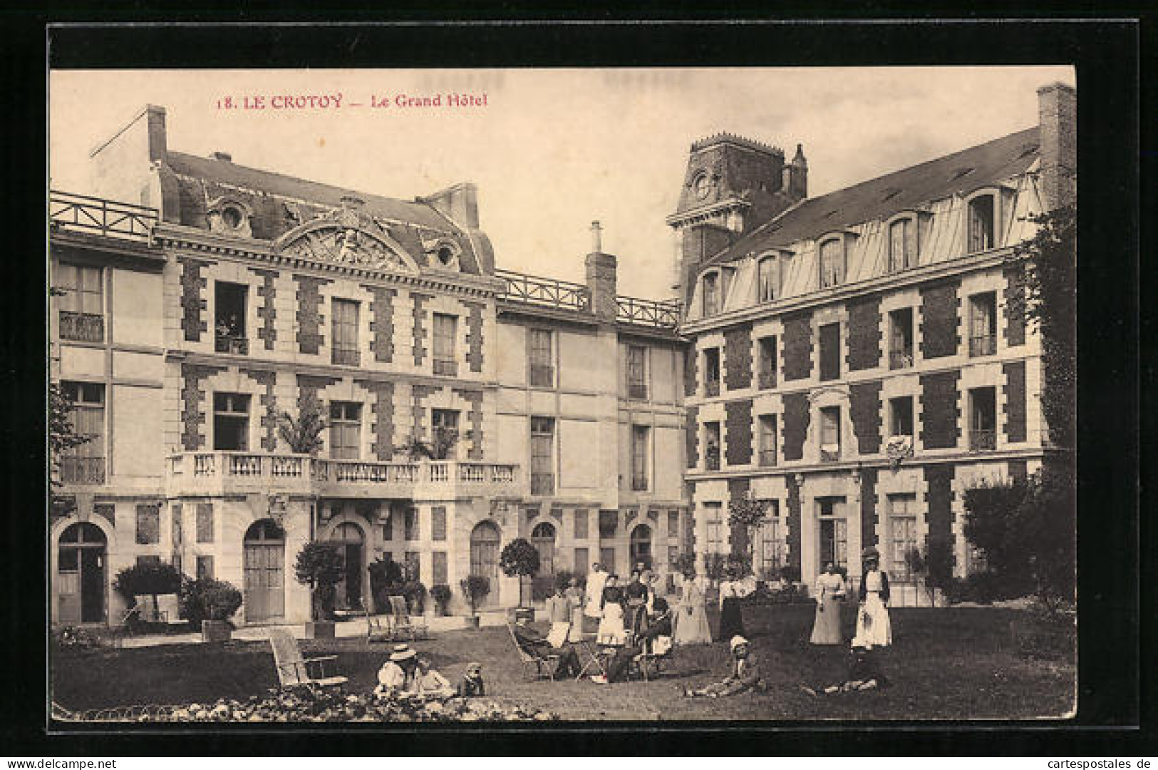 CPA Le Crotoy, Le Grand Hotel  - Le Crotoy