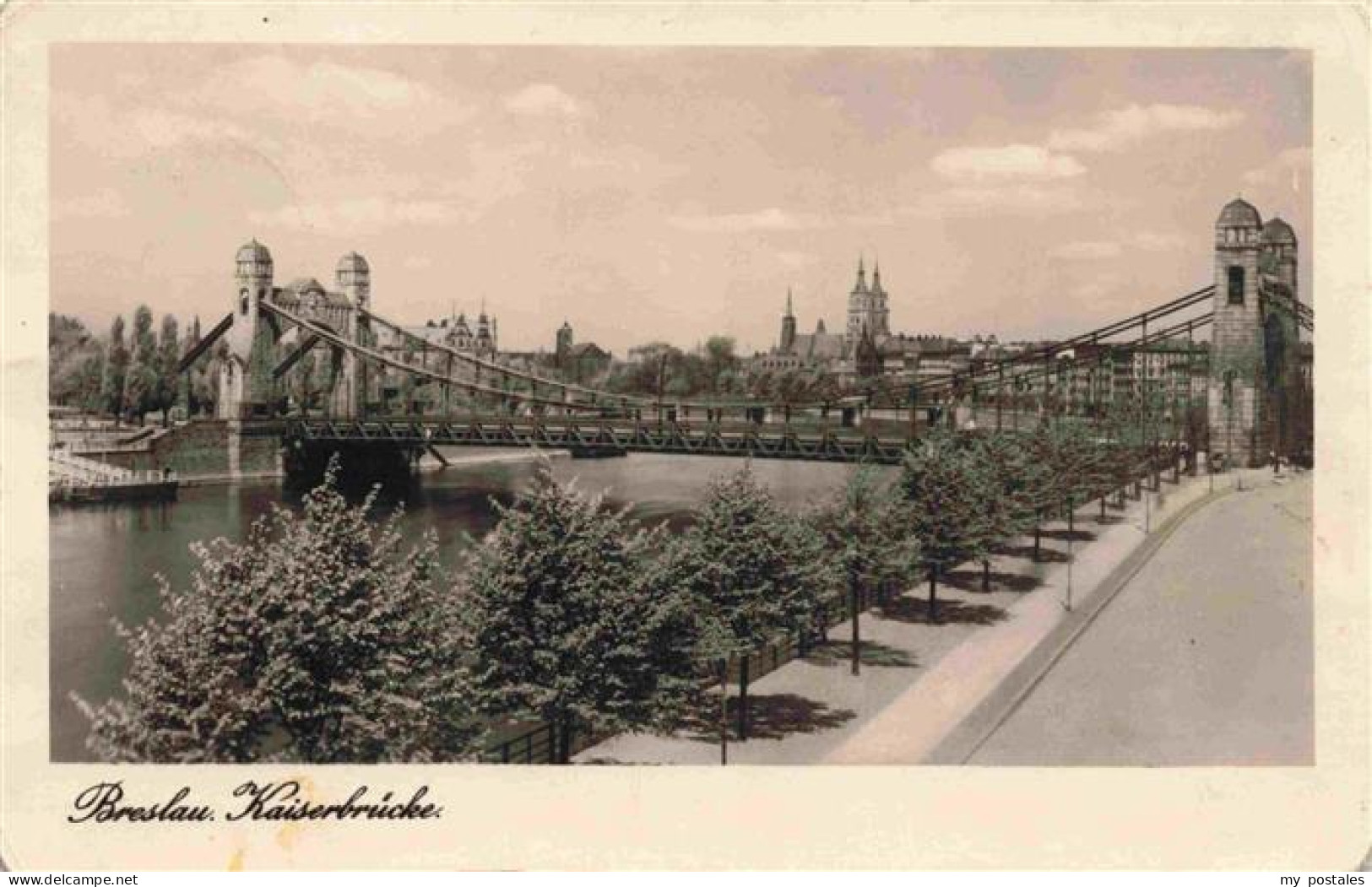 73976219 Breslau_WROCLAW_PL Kaiserbruecke - Polen