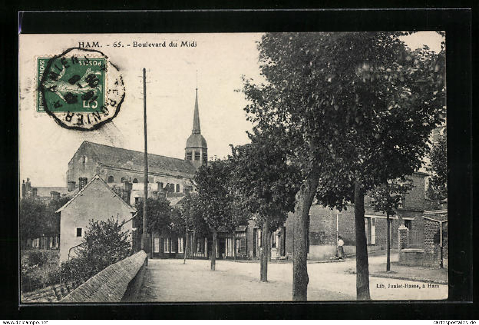 CPA Ham, Boulevard Du Midi  - Ham